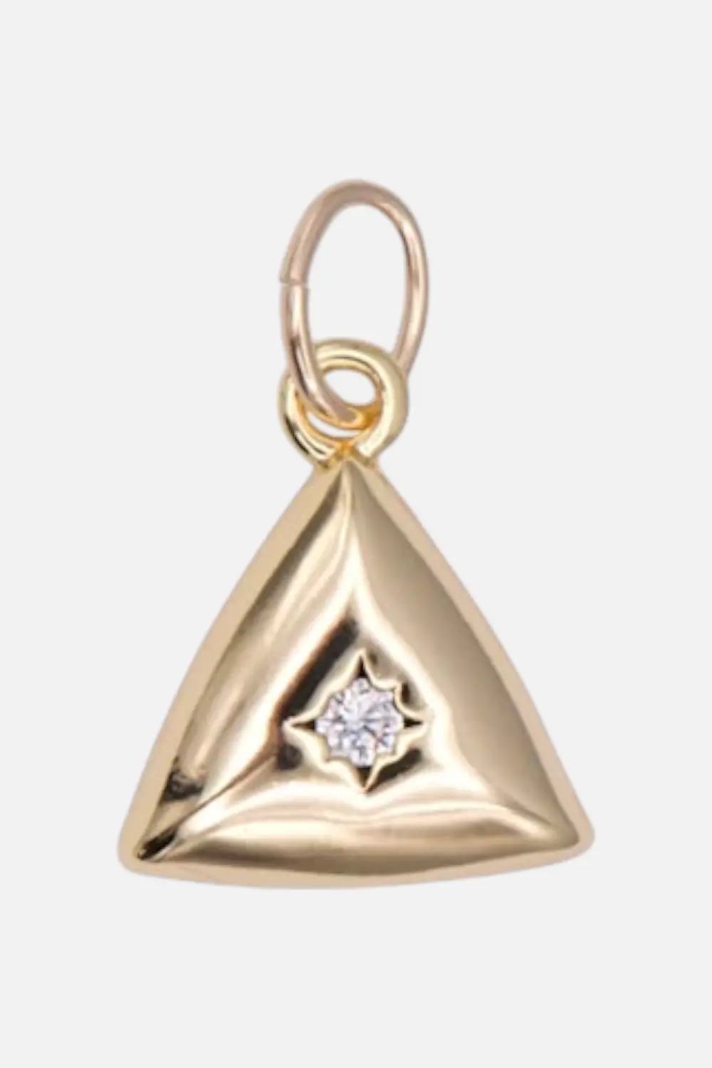 Farrah B Triangle Gem Charm 1