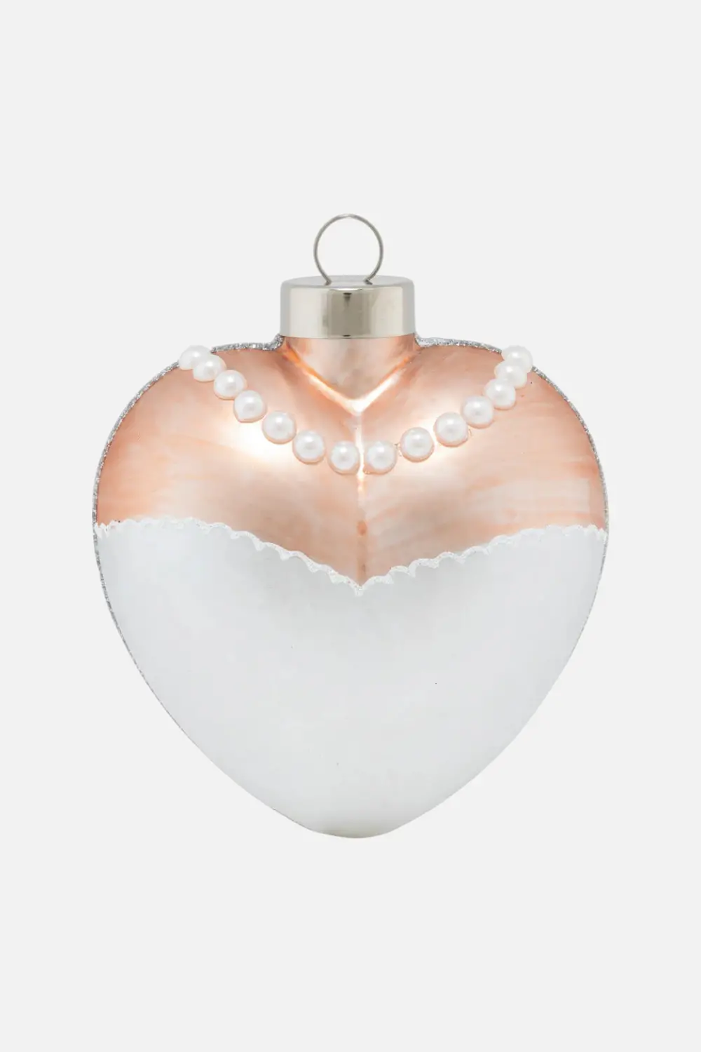 Kat + Annie Two Hearts Ornament 1