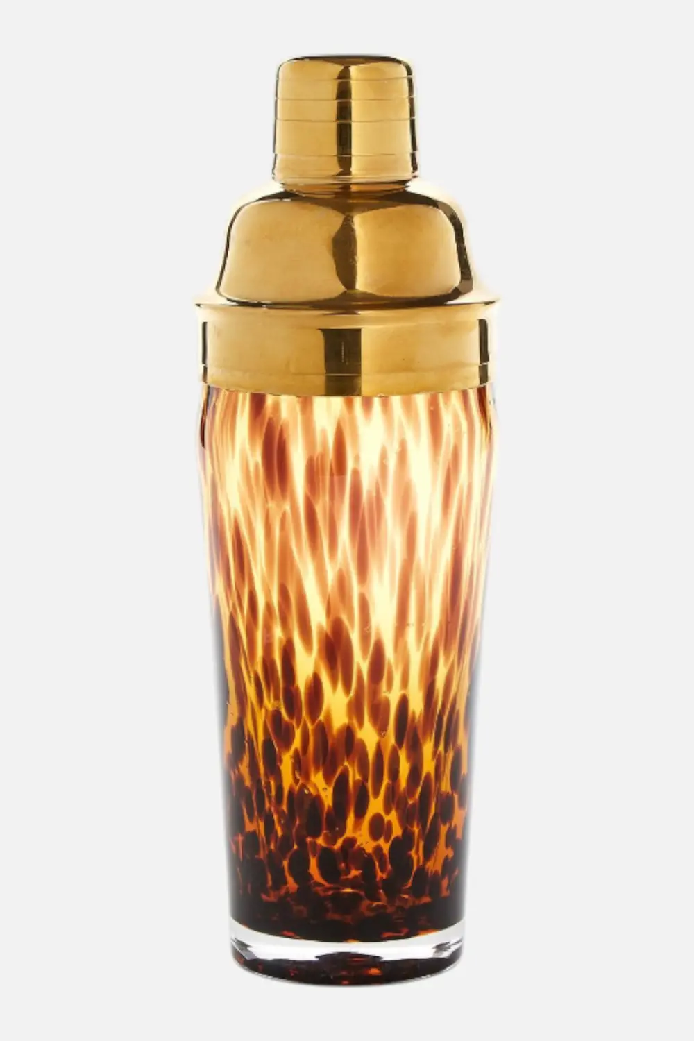 Two's Company Tortoise Print Cocktail Shaker 1