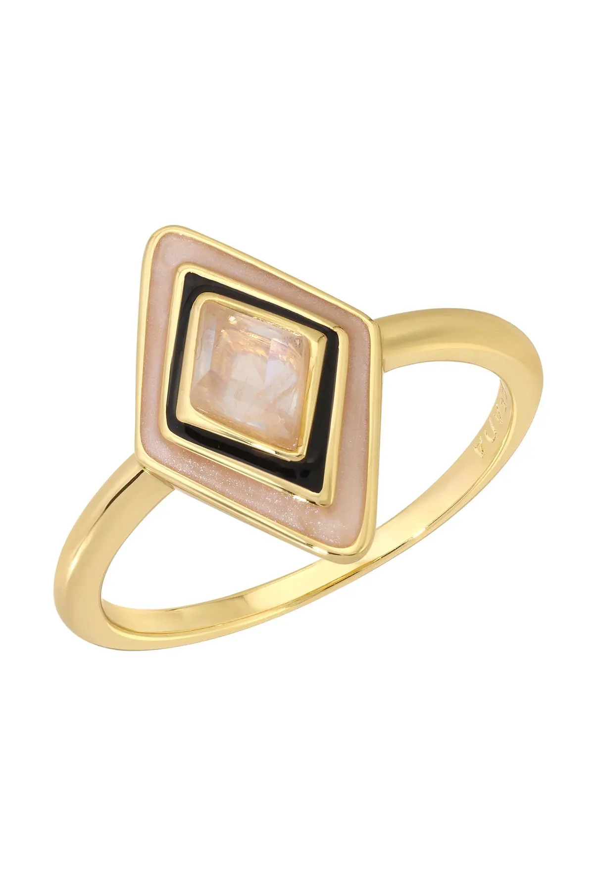 Leeada Ty Ring In Black - Size 7 1