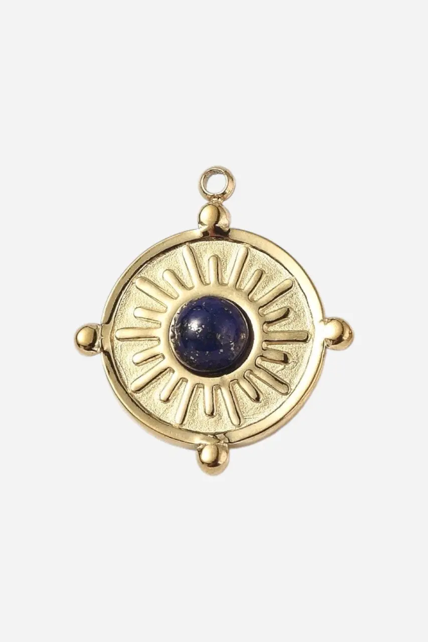 Farrah B Vintage Lapis Stone Charm 1