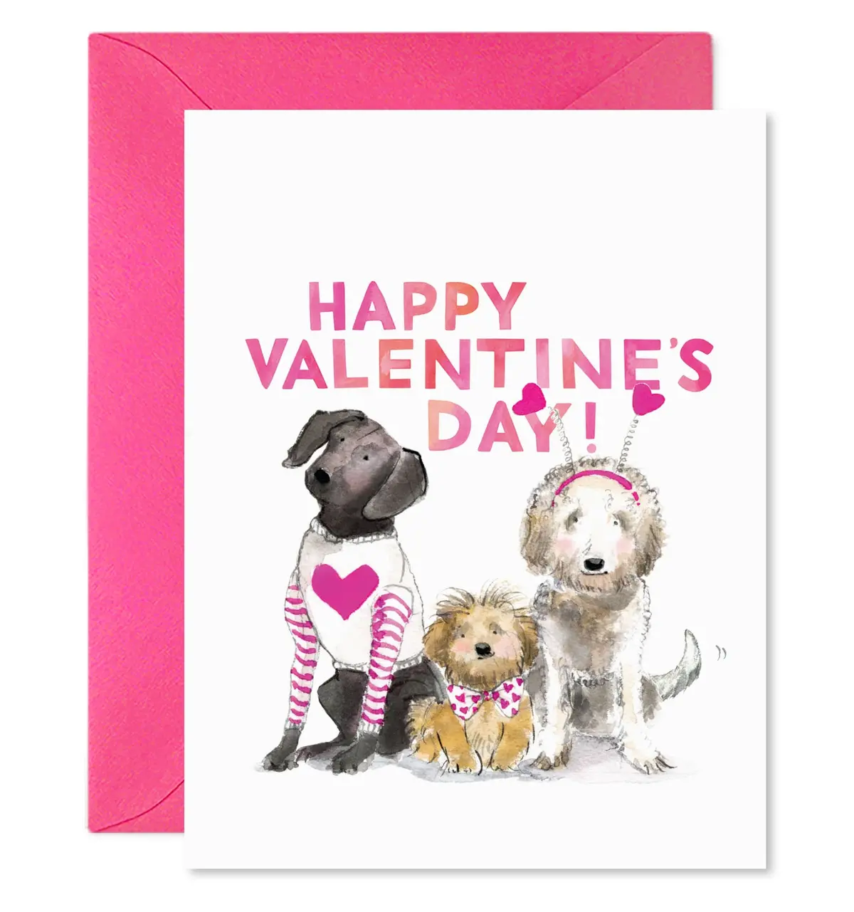 Valentine Doggies Valentine Card 1