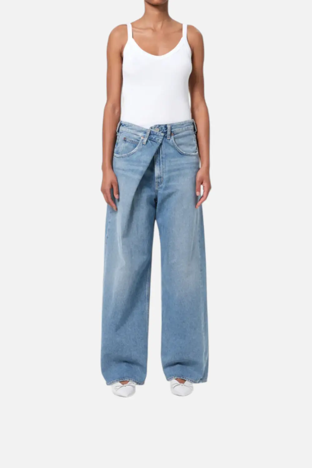 Agolde Women's Vana Fold Jean In Mantra 1