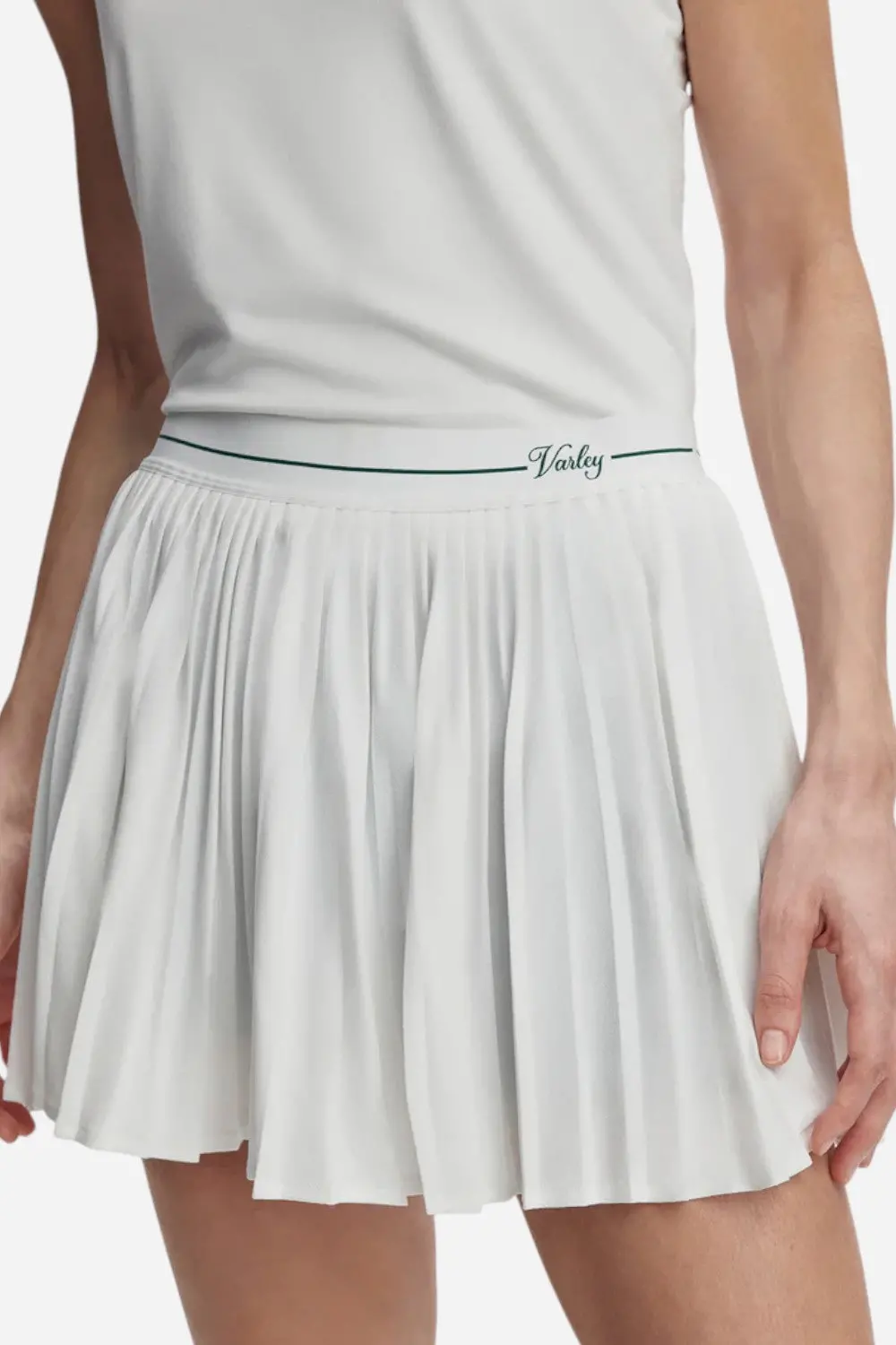 Varley Clemency Mid-Rise Skort 13.5" In White 1