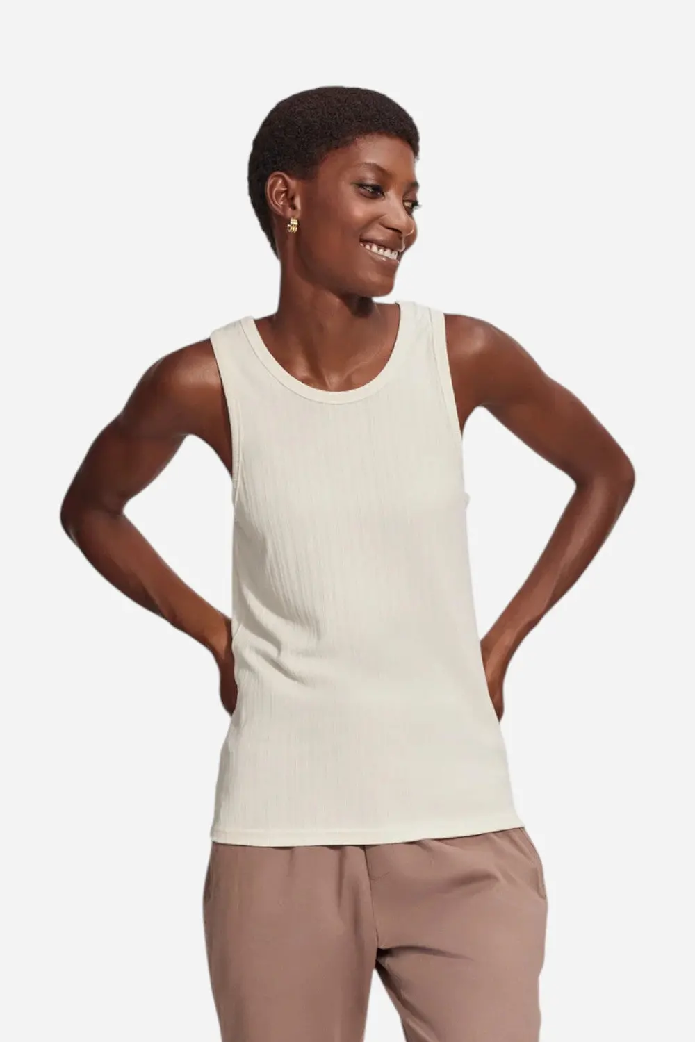 Varley Thurman Tank In Birch 1
