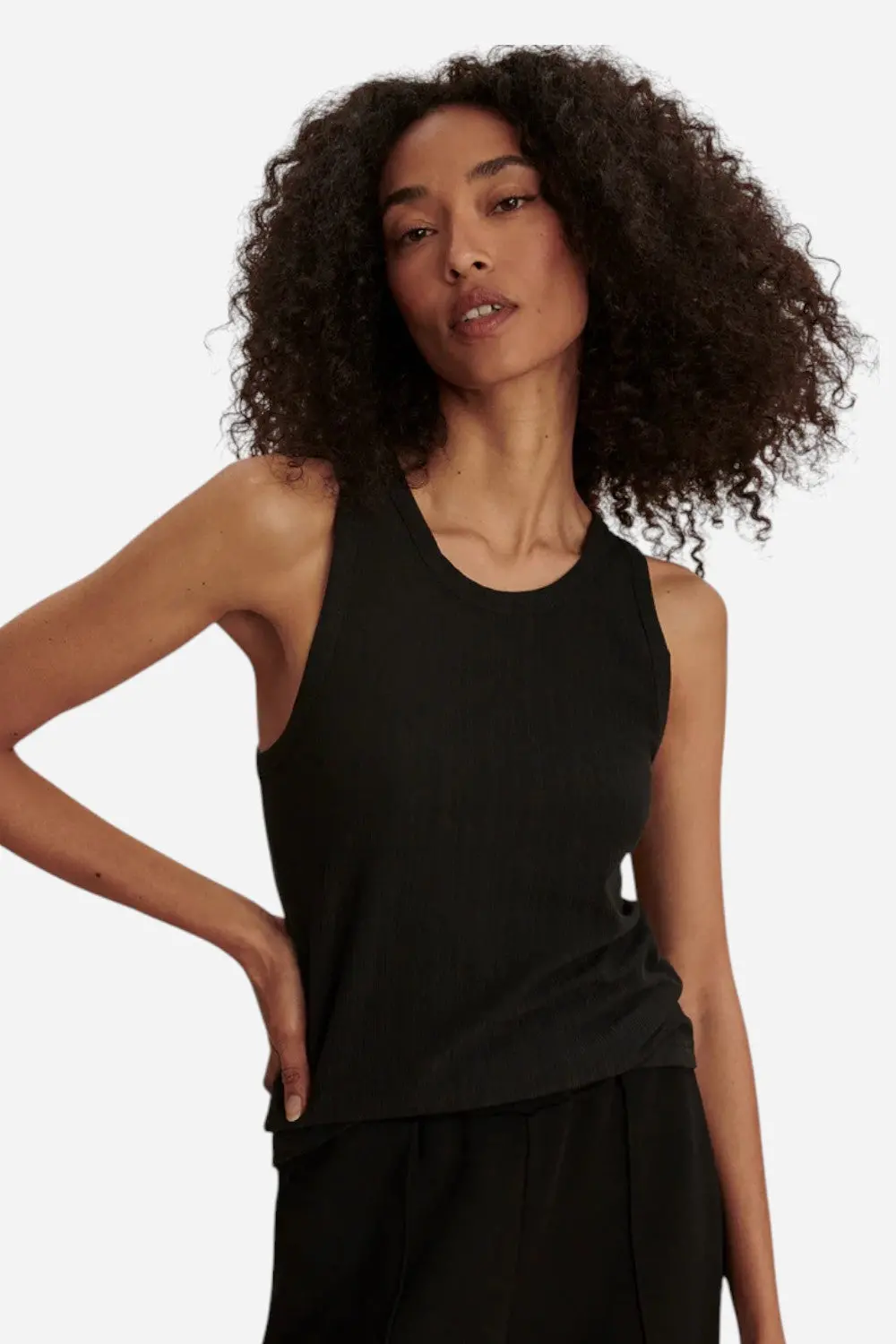 Varley Thurman Tank In Black 1