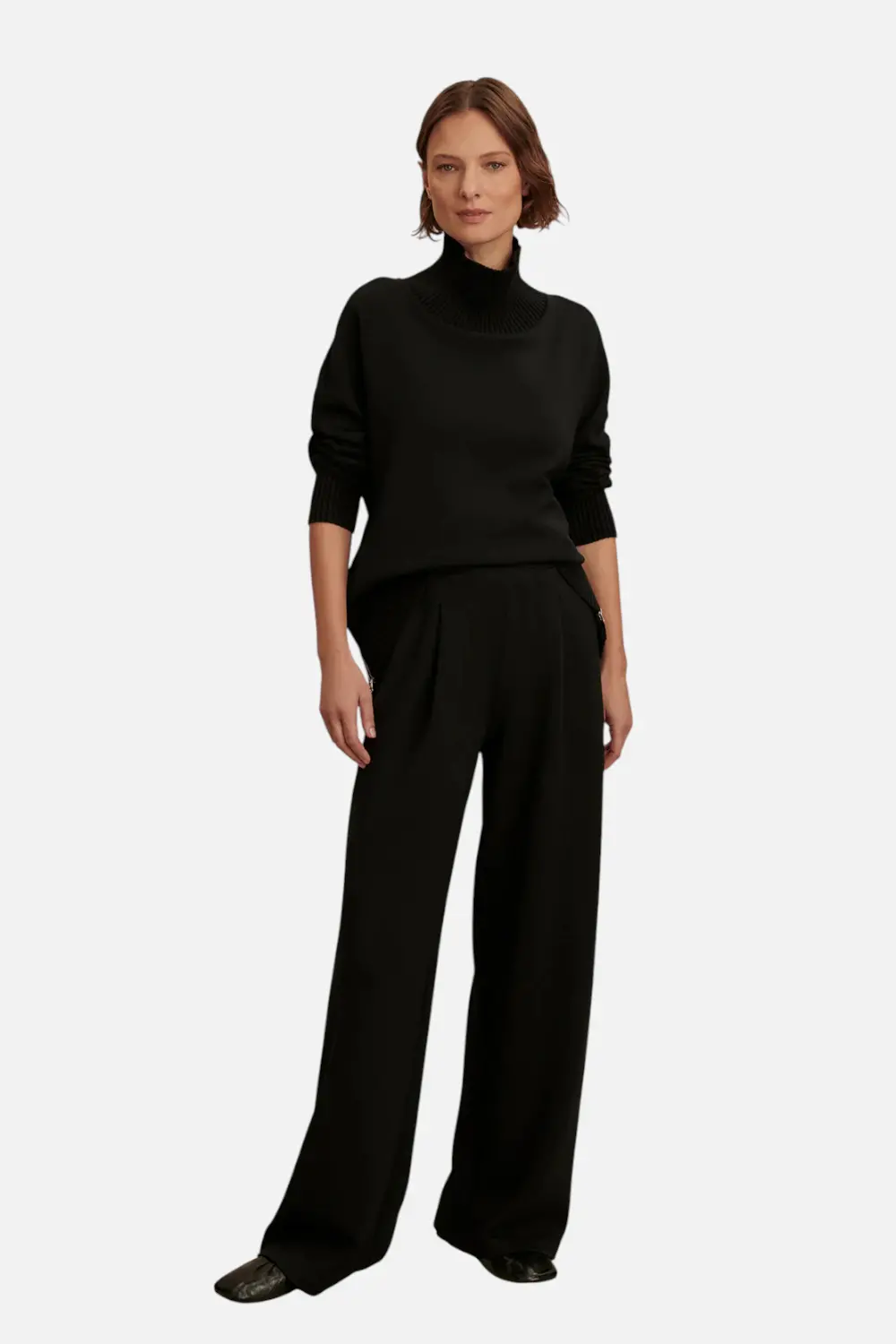 Varley Extra Wide Leg Pant 29.5" Inseam In Black 1