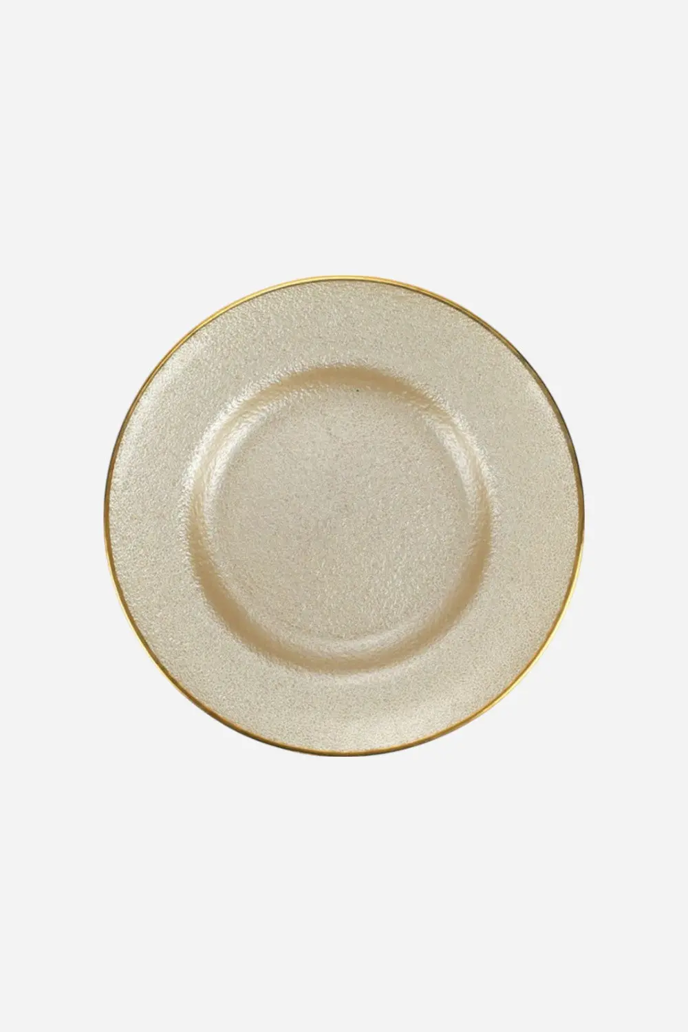 Vietri Metallic Glass Pearl Salad Plate 1