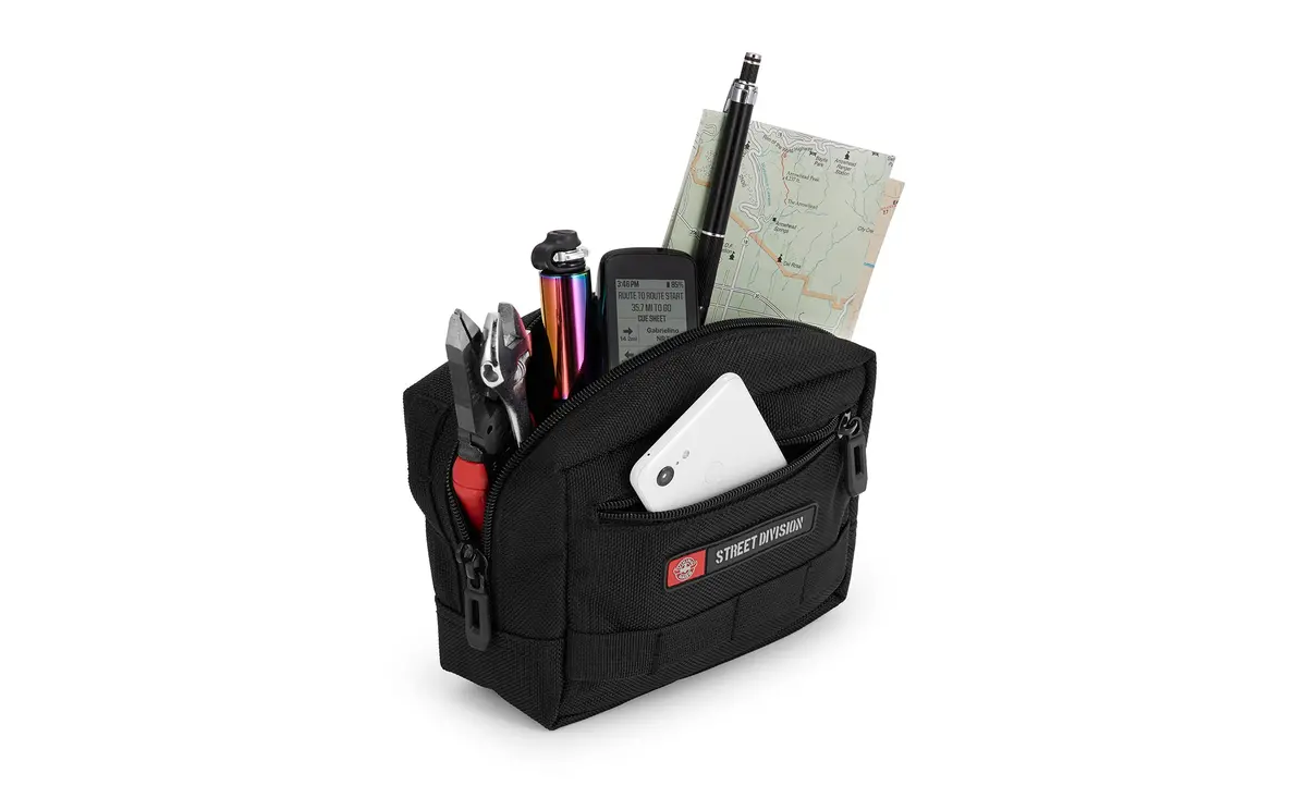 1L - Incognito Kawasaki Motorcycle Handlebar Bag 2