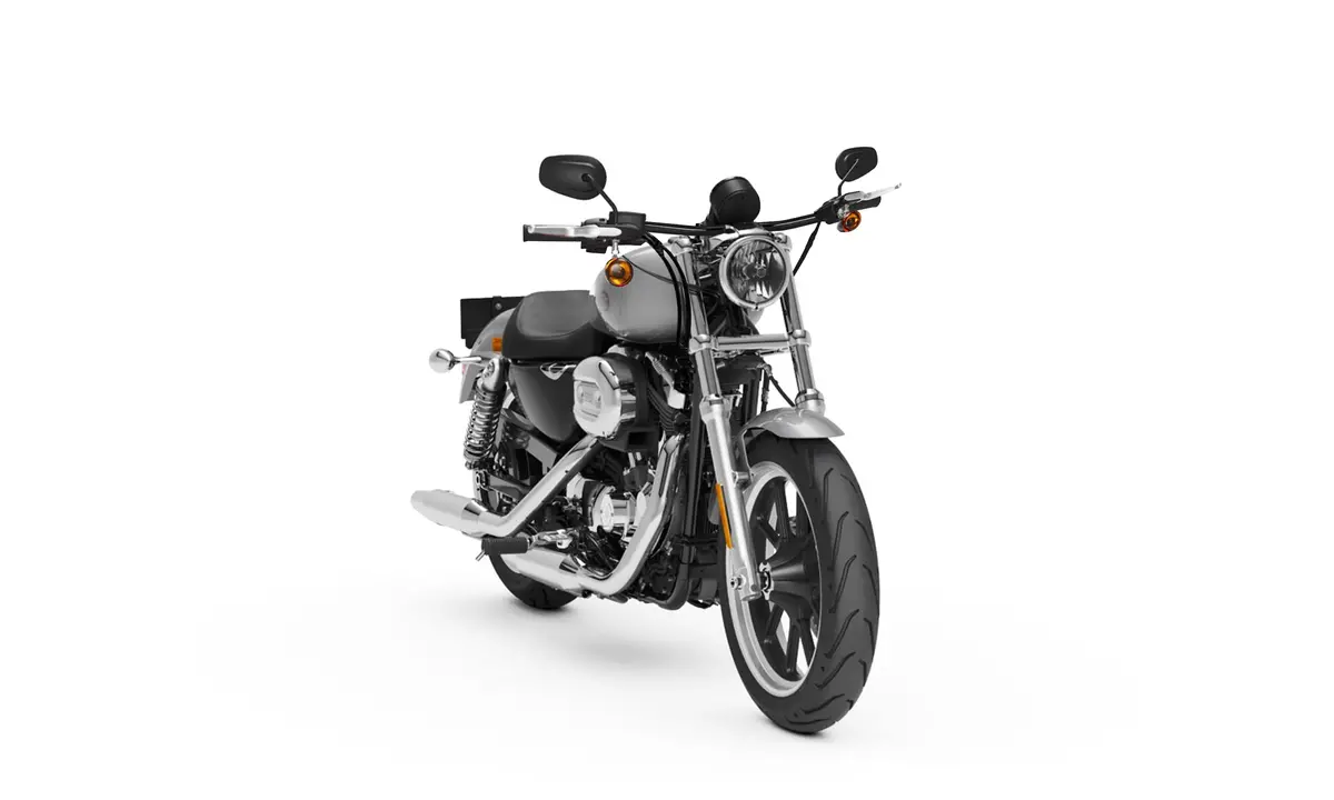 Viking Iron Born Drag Handlebar For Harley Sportster Superlow Gloss Black 2