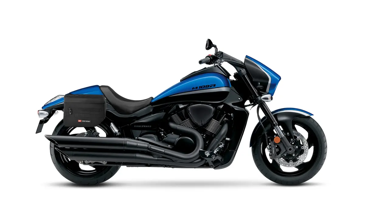10L - Patriot Small Suzuki Boulevard M109 Vzr1800 Throw Over Saddlebags 2
