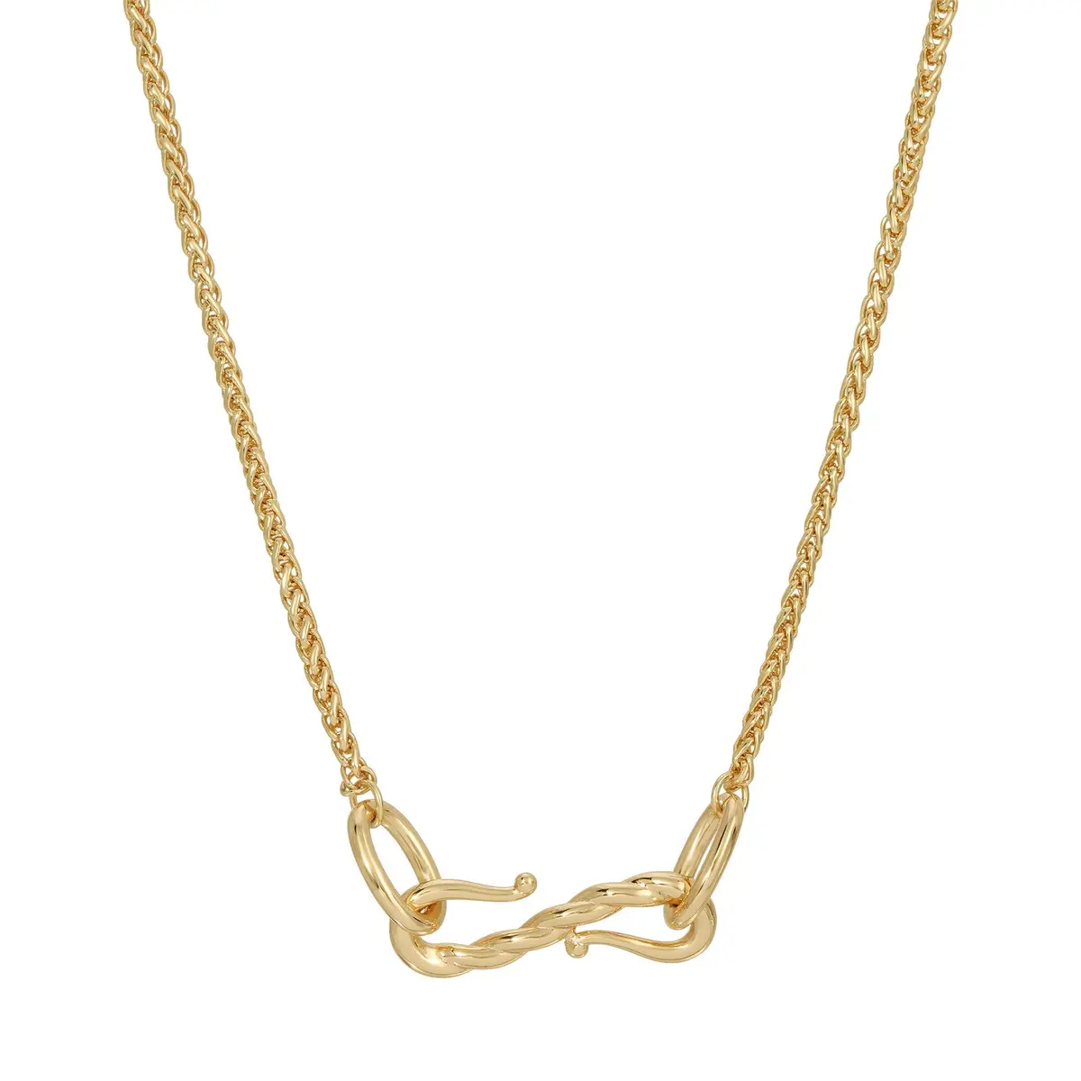 Violette Chain Necklace In Gold 1