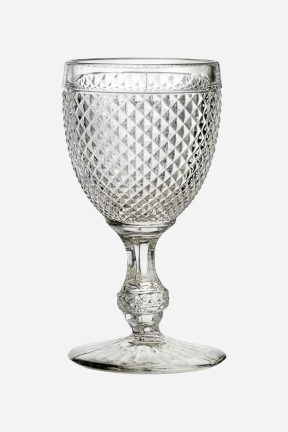 Vista Alegre Bicos Water Goblet In Clear - Set Of 4 1