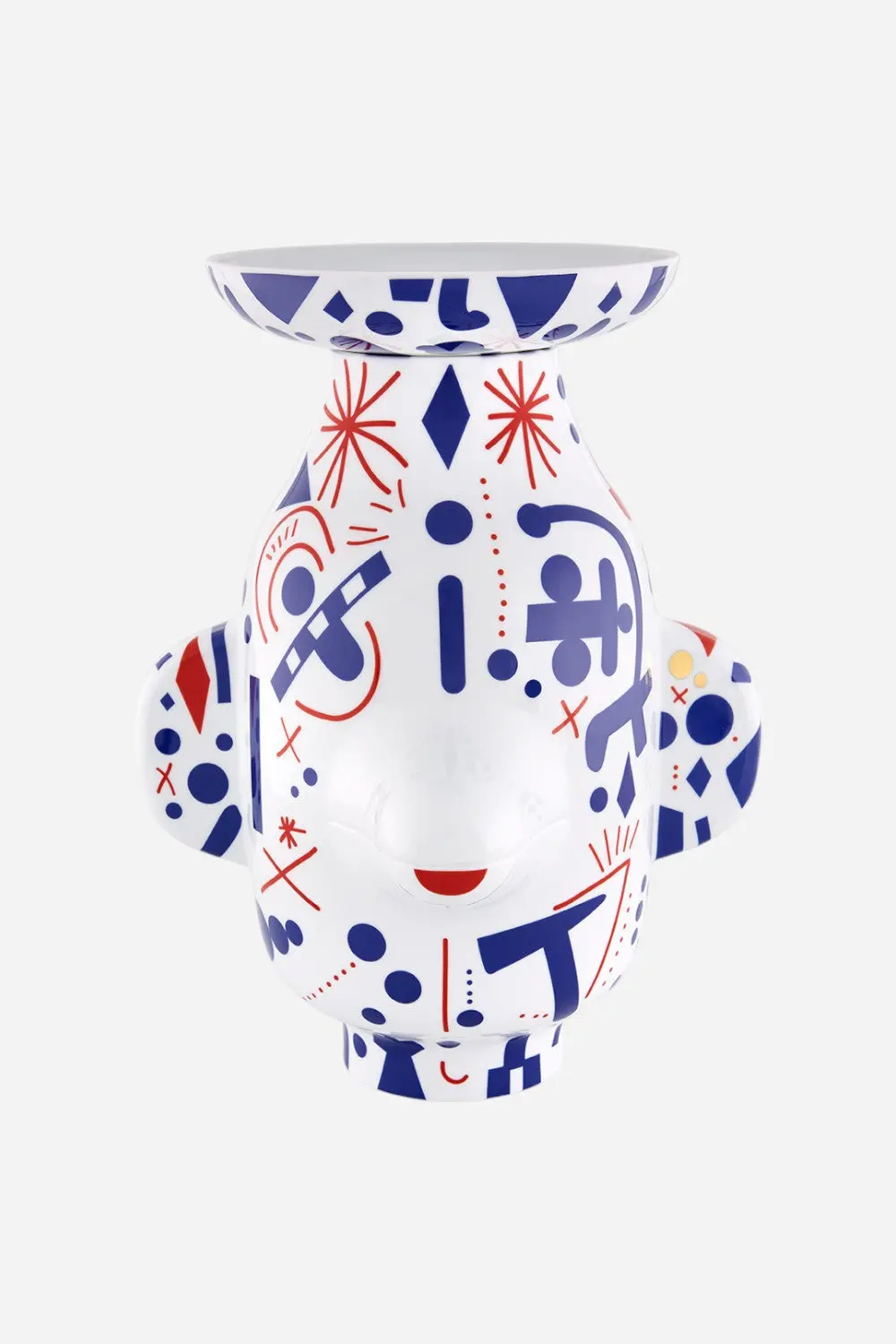 Vista Alegre Folkifunki Vase Grimace In White 1