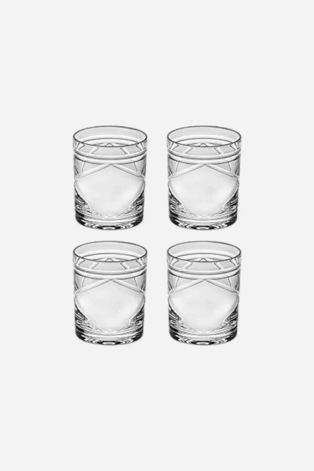 Vista Alegre Trocador Set Of 4 Old Fashioned Glass Gift Set 1