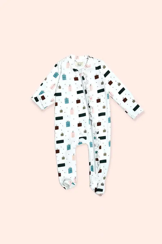 Viverano Presents Zipper Footie Baby Romper 1