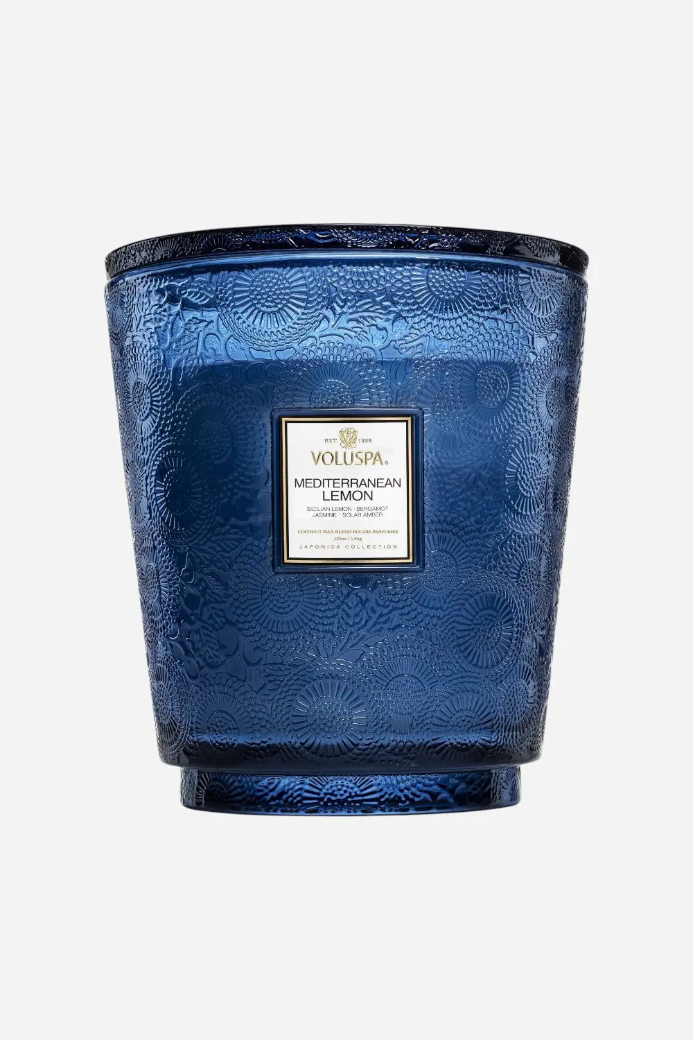 Voluspa Mediterranean Lemon 5 Wick Hearth Candle 1