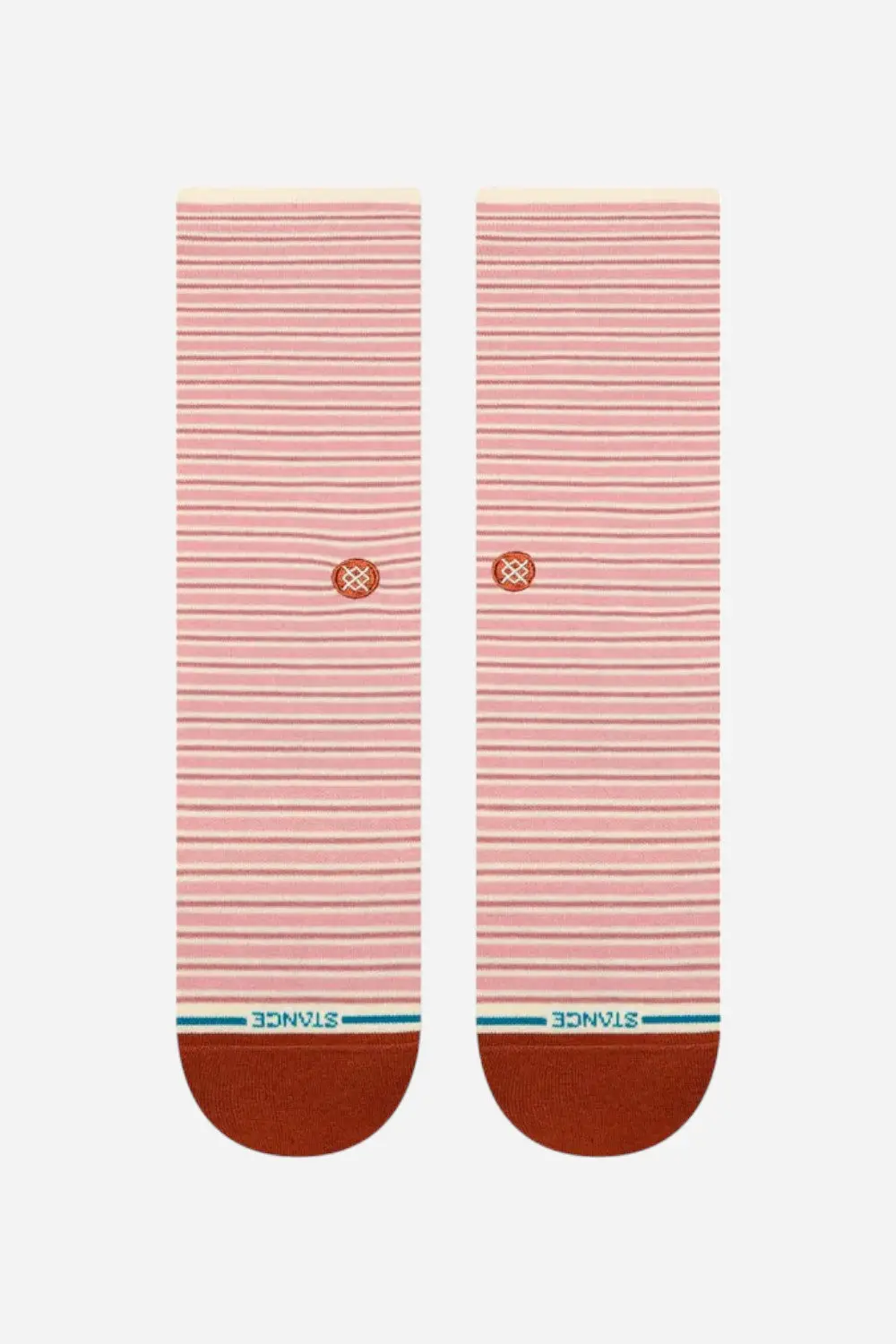 Stance Fortune Crew Socks In Dusty Rose 2