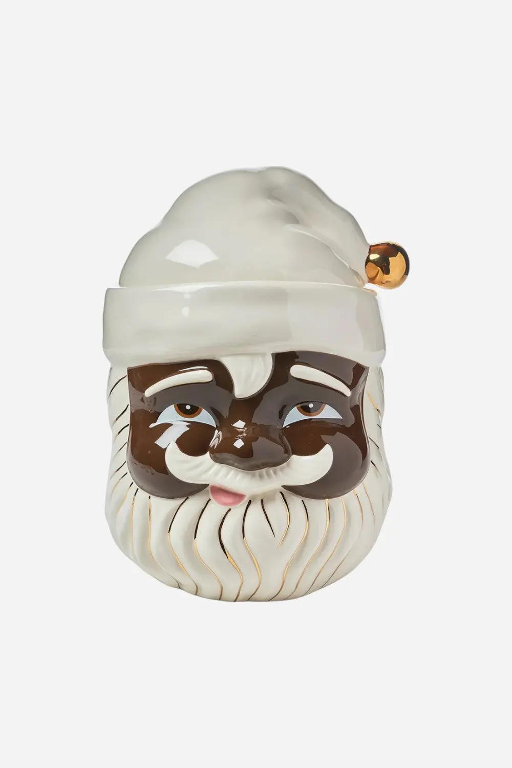 Papa Noel African American Santa Cookie Jar 1