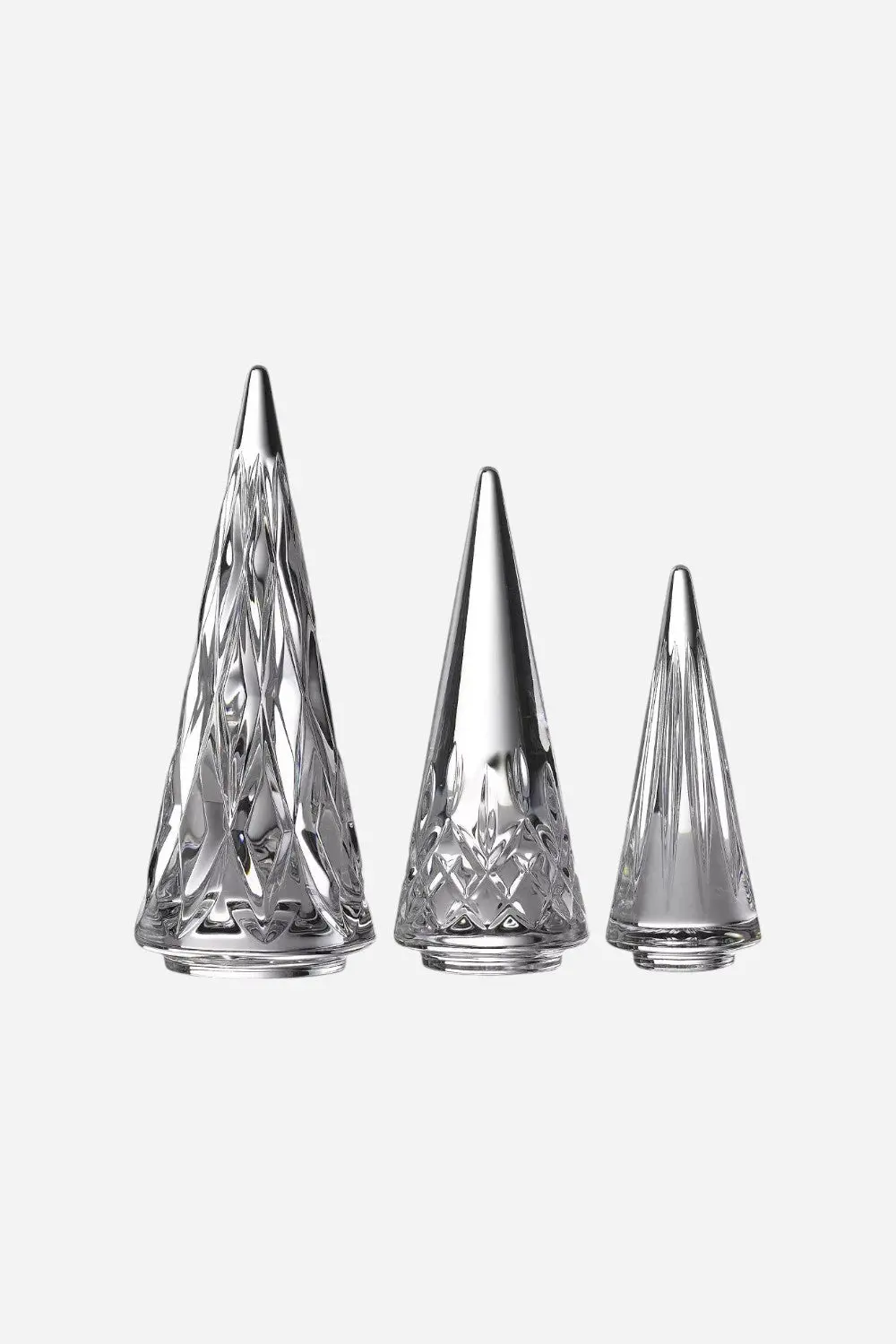 Waterford Lismore Standing Tree - Set Of 3 1