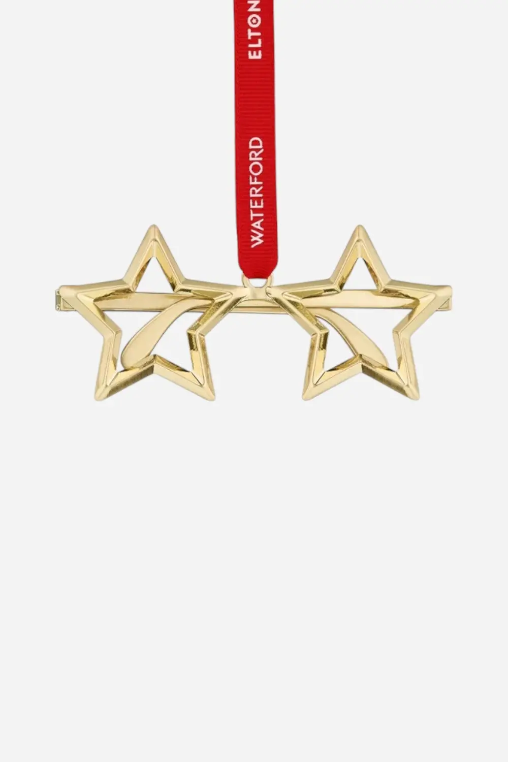 Waterford Elton John Star Glasses Golden Ornament 1