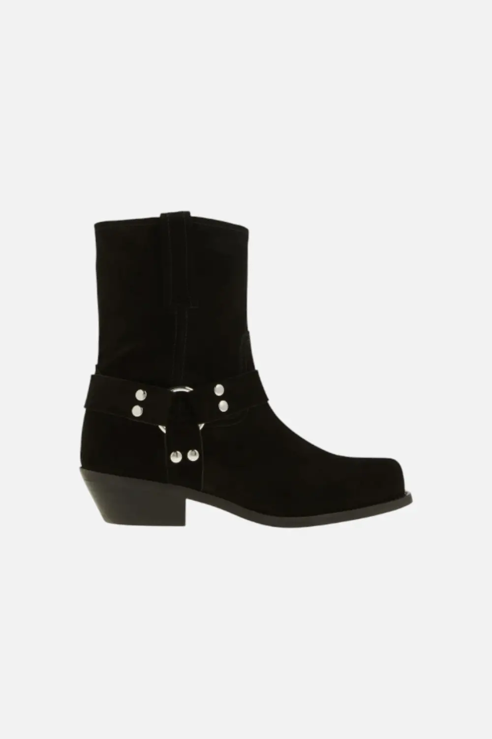Jeffrey Campbell Women's Waylon Harness Boot In Black Suede 1