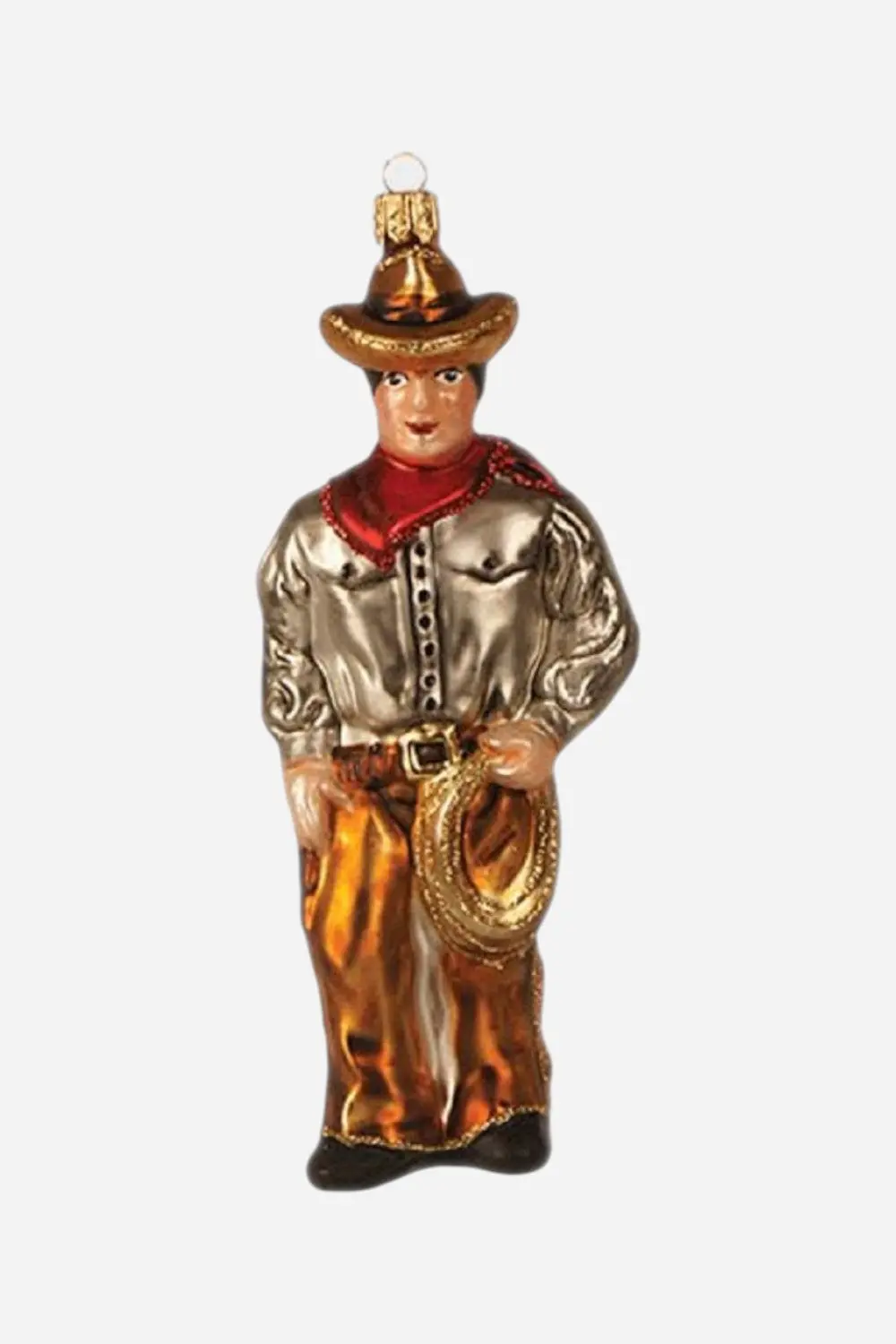 Western Cowboy Lasso Tree Ornament 1