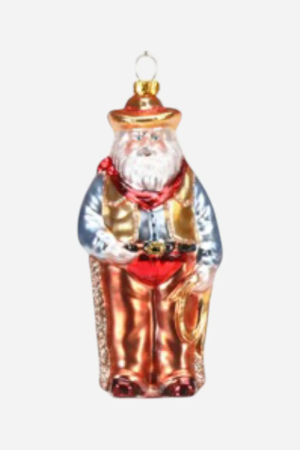 Western Ornament Santa 1