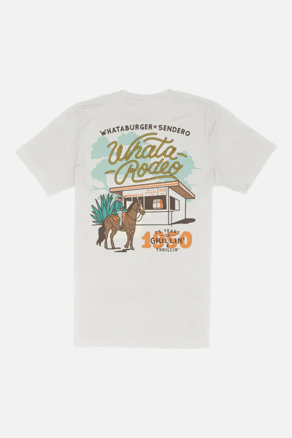 Whataburger X Sendero Whatarodeo T-Shirt In Vintage White 1