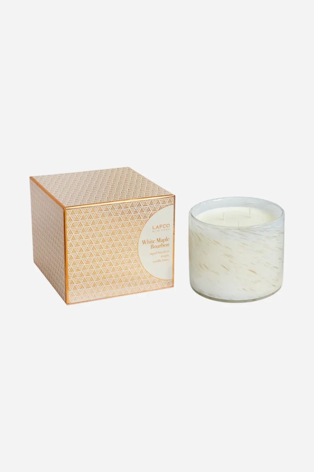 Lafco White Maple Bourbon 3-Wick Candle - 30 Oz 2