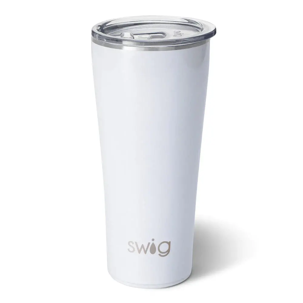White Shimmer Diamond Tumbler 32 Oz 1