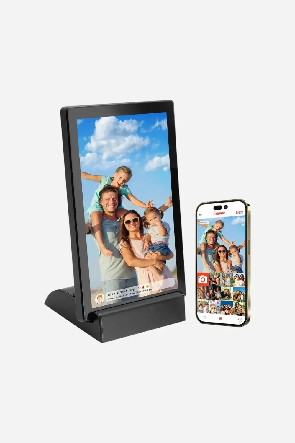 Wireless Digital Picture & Video Frame In Black 1