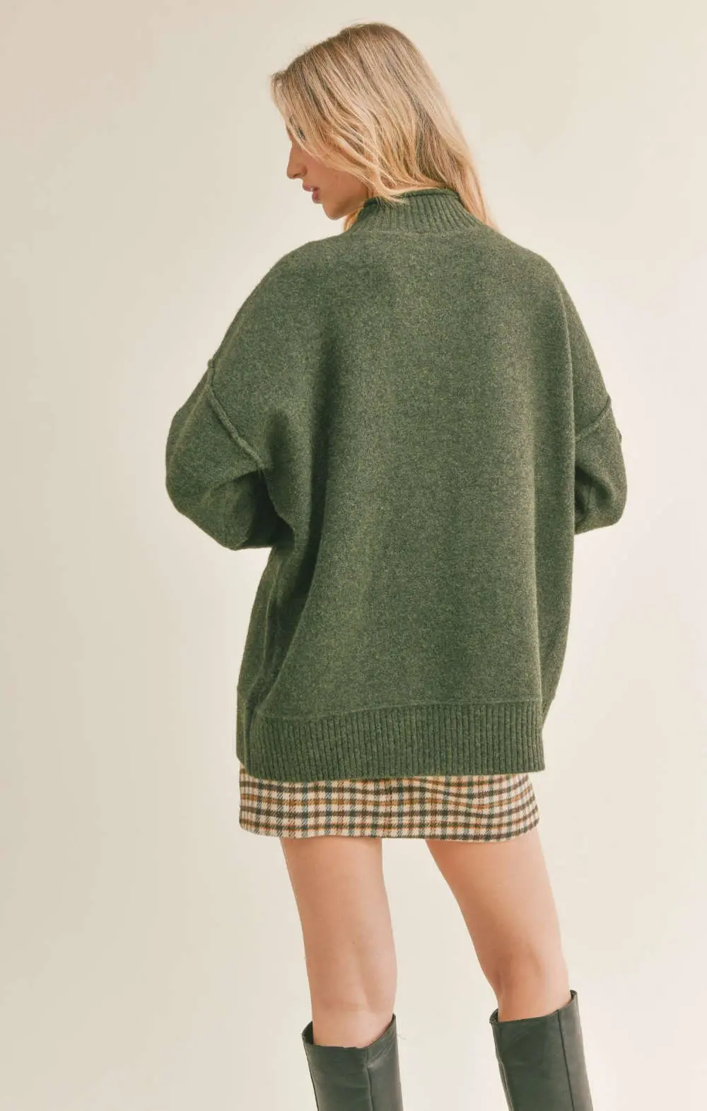 Sage The Label Wisteria Mock Neck Sweater 2