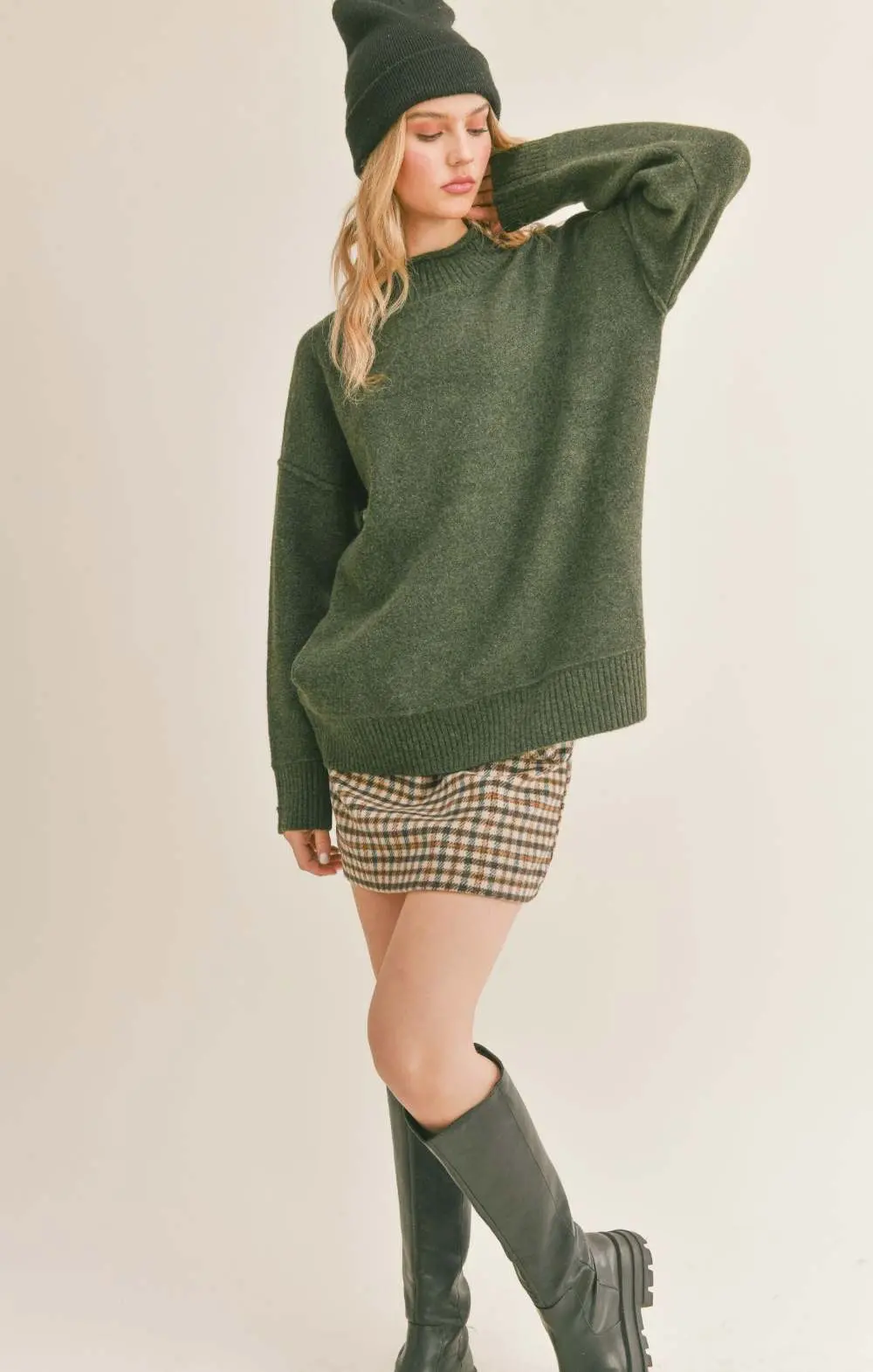 Sage The Label Wisteria Mock Neck Sweater 3
