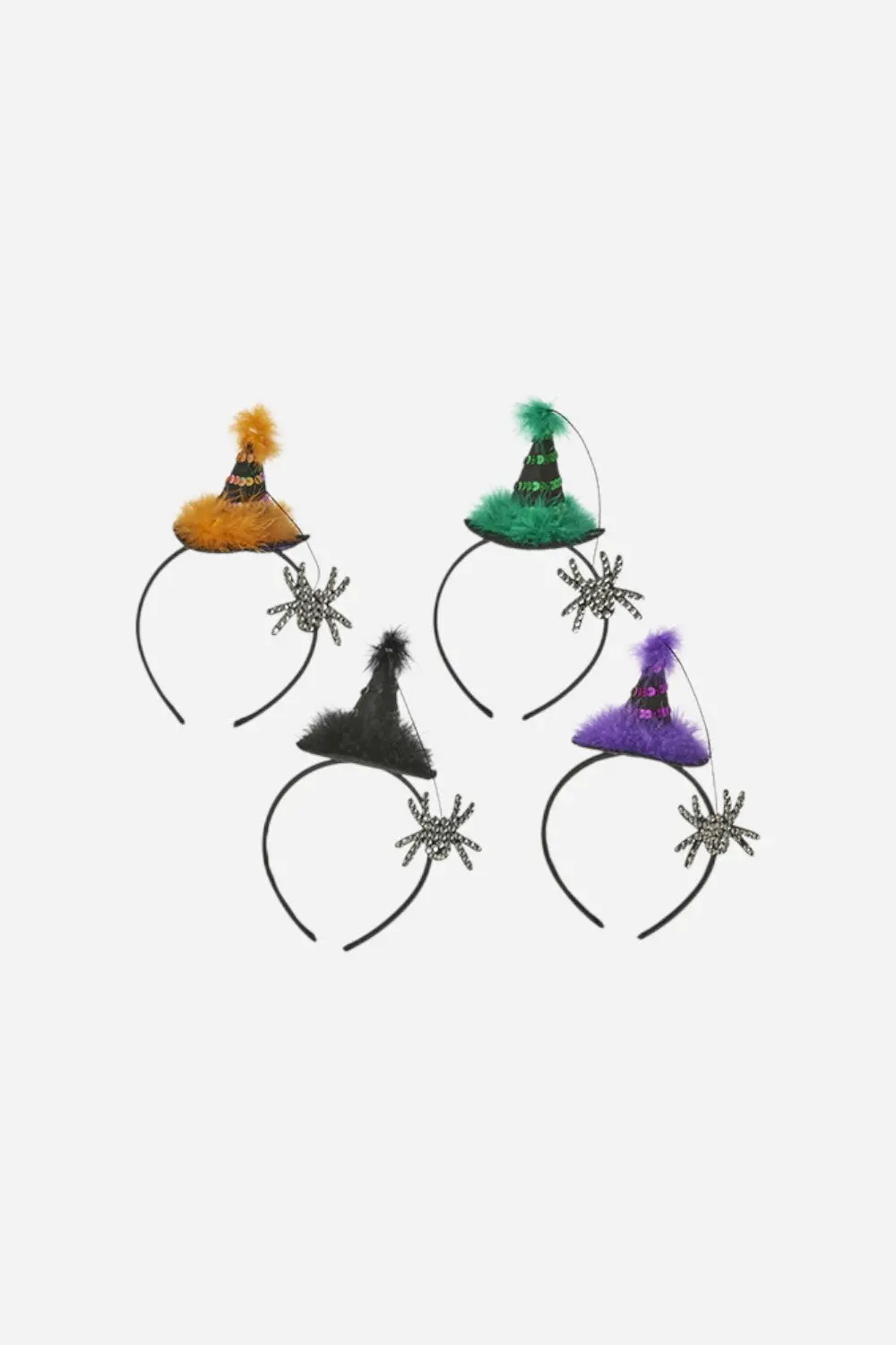 Witch Hat With Spider Headband 1