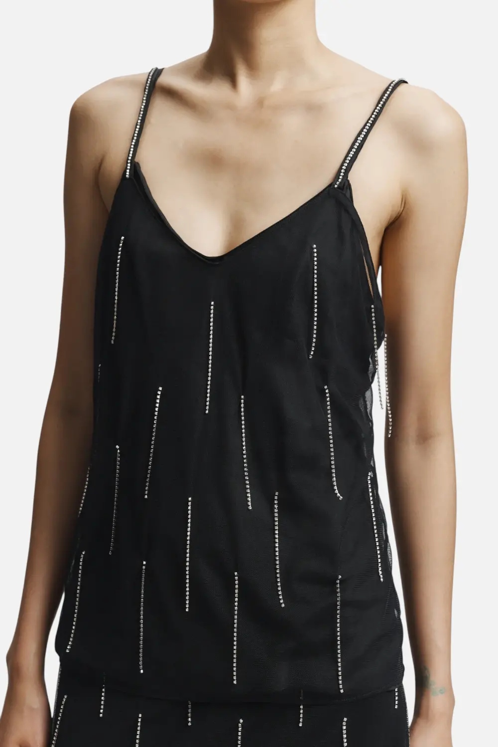 Saint Art Women's Brixton Fringe Cami In Black 1