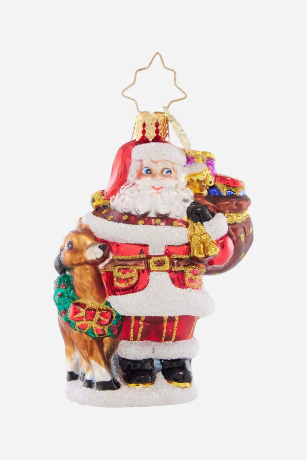 Christopher Radko Woodland Friends Santa Ornament 1