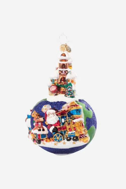Christopher Radko Worldwide Train Ride Ornament 1