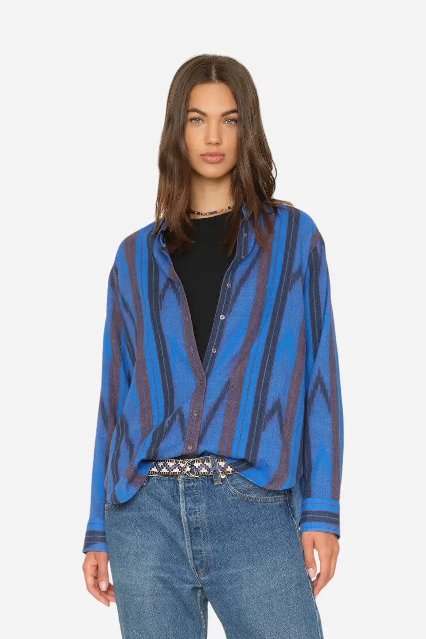 Xirena Beau Shirt Electric Blue 1