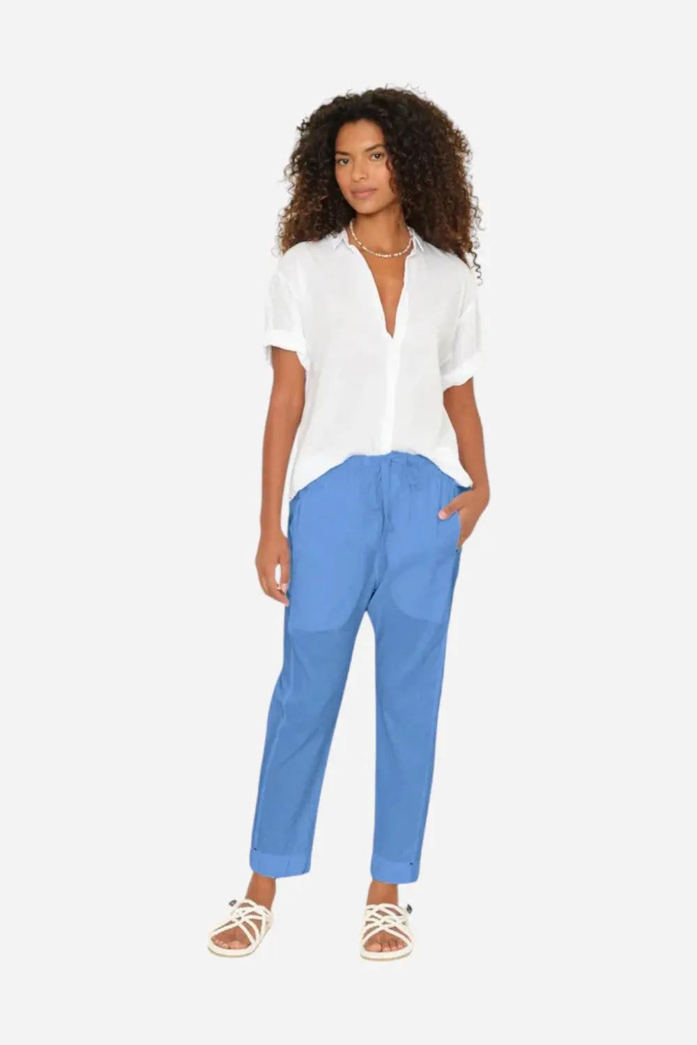 Xirena Corona Blue Draper Pant 1