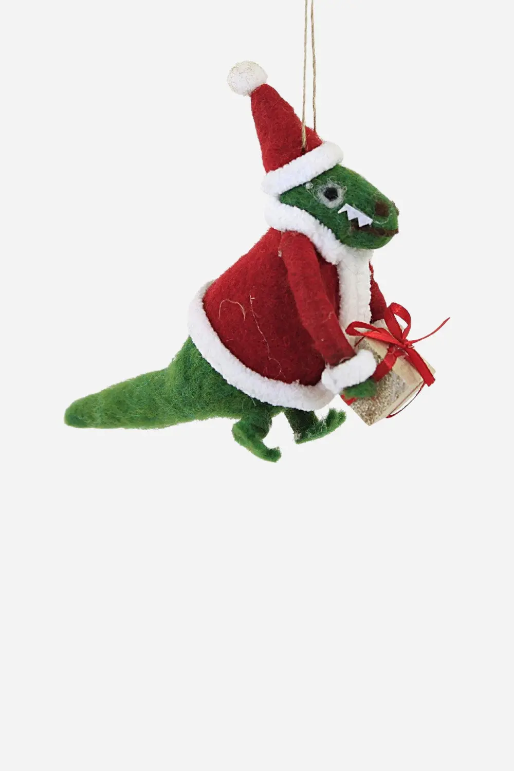 Xmas Rex With Coat Ornament 1