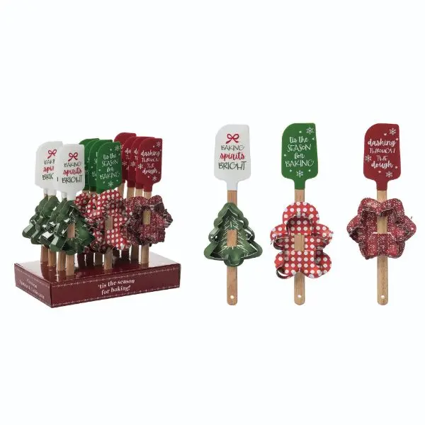 Christmas Spatula/Cookie Cutter Set 1