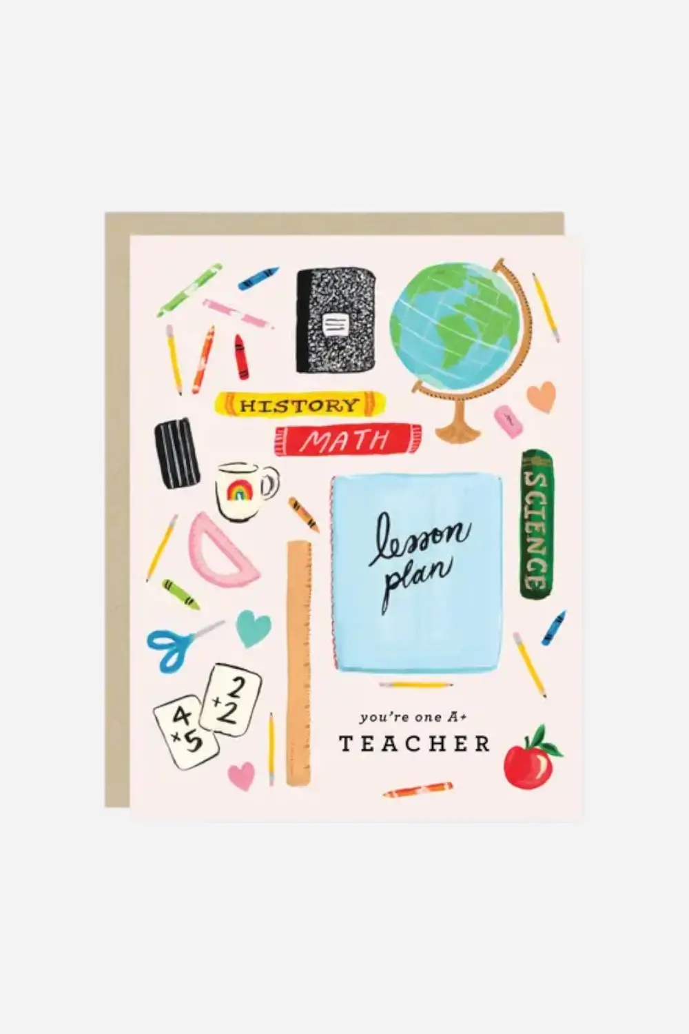 You Are One A+ Teacher Greeting Card 1