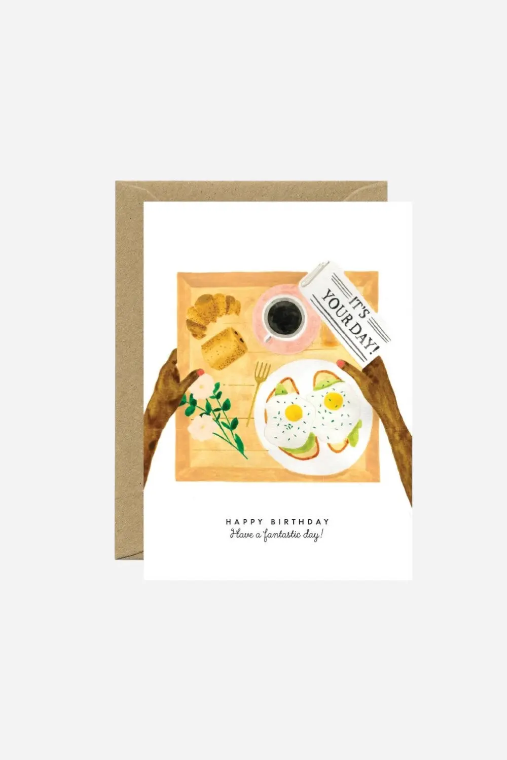 Your Day Breakfast - Birthday Greeting Card 1