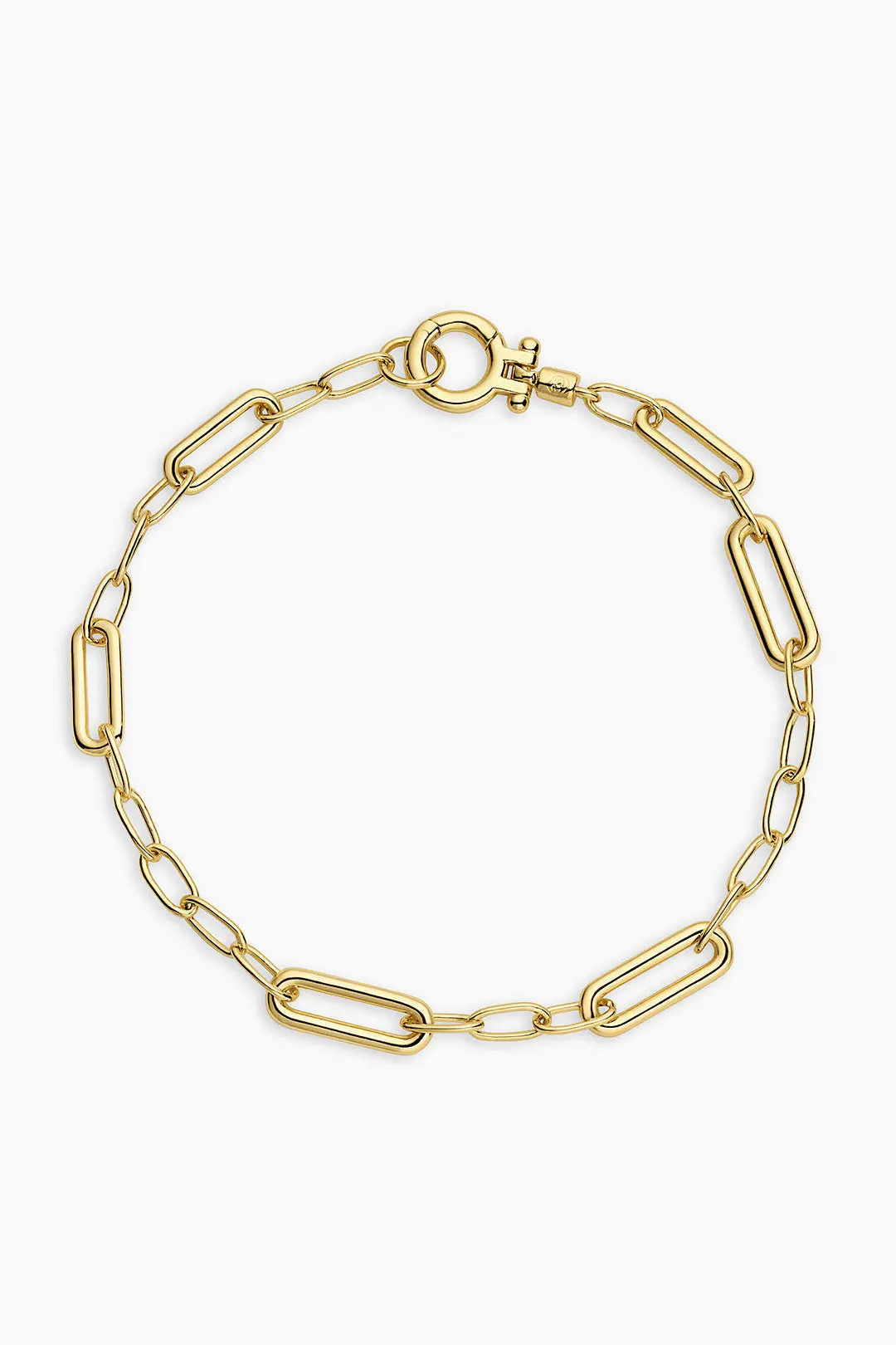 Gorjana Zoey Statement Chain Bracelet In Gold 1