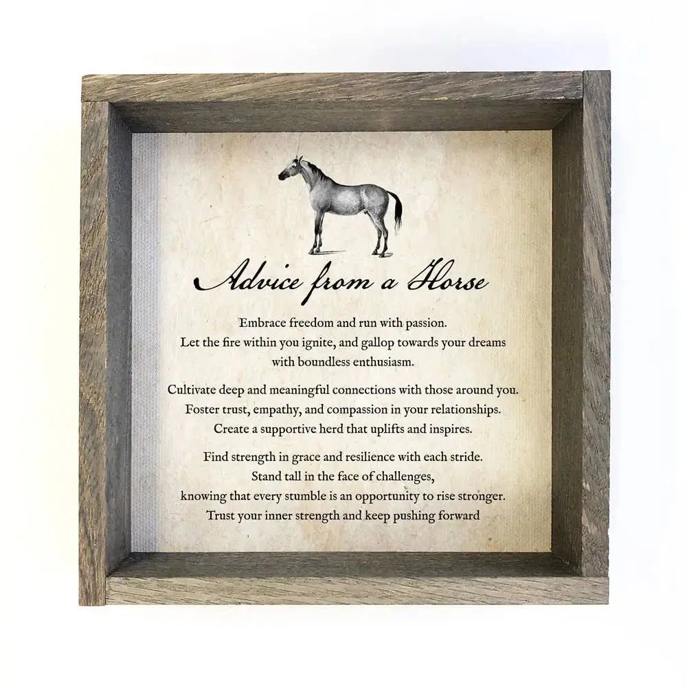 Advice From A Horse Art 1