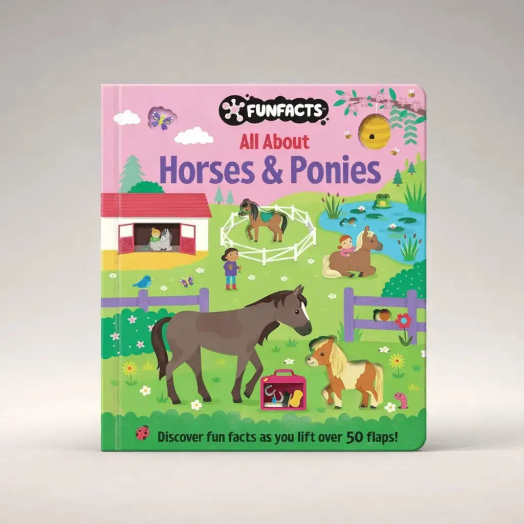 All About Horses & Ponies: Lift-The-Flap Book 1
