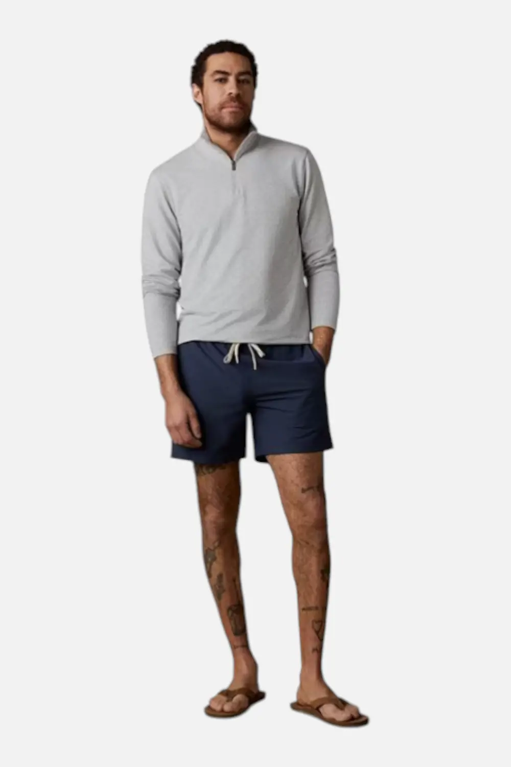Faherty Men's All Day Trunk 6" In Blue Nights 1