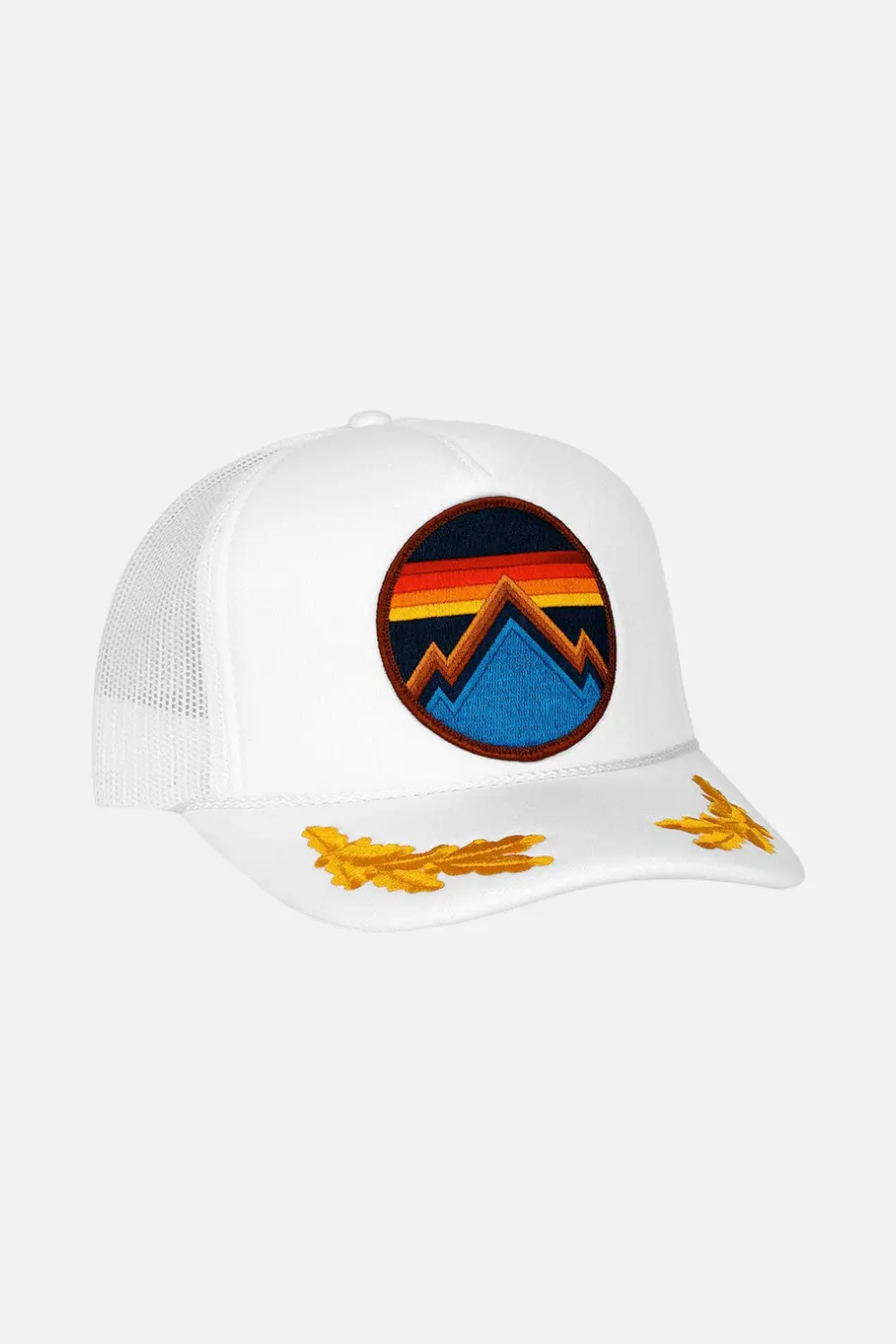 Aviator Nation All Seasons Low Rise Trucker Hat In White 1