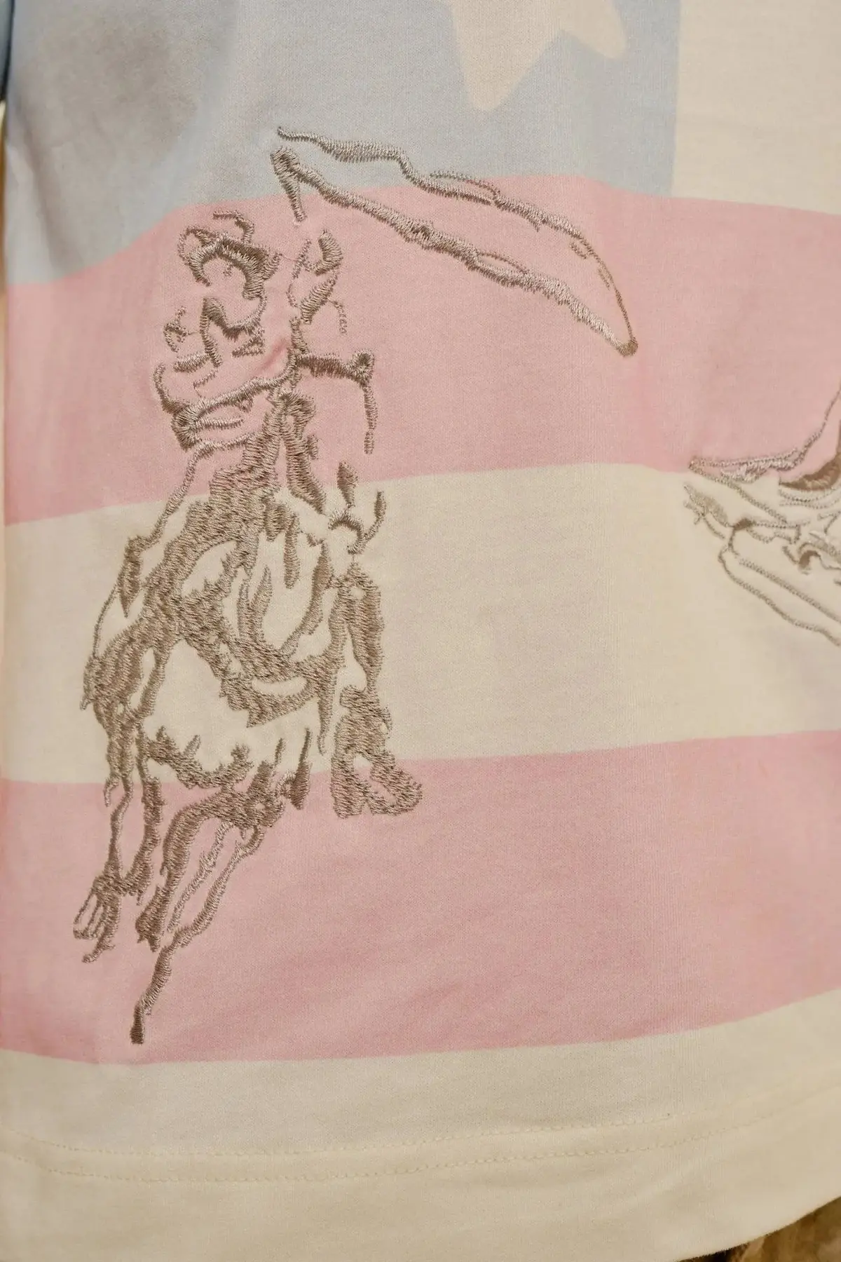 American Cowgirl Embroidered Crewneck Top 3